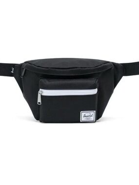Herschel Supply Company Black Waist Pack with White Zip